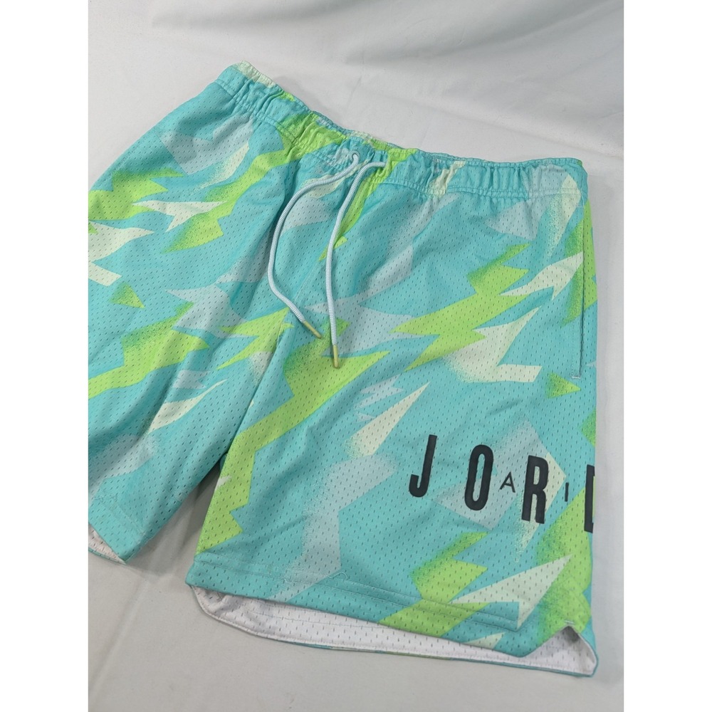 Air Jordan Jumpman Printed Mesh Shorts Tropical Twist CZ4757-675 Men Size Large
